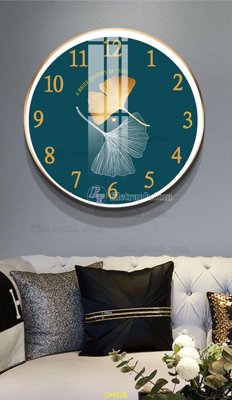 File ảnh File tranh đồng hồ tráng gương DH838 (gốc) in standee
