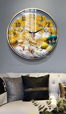 File gốc File tranh đồng hồ tráng gương FTDH117 (cho in ấn) độc quyền