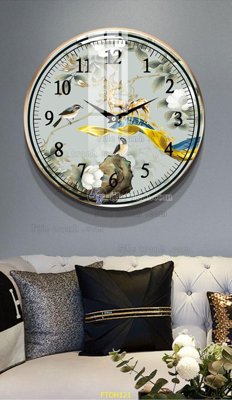 File gốc File tranh đồng hồ tráng gương FTDH121 (in 3D) cho trang trí