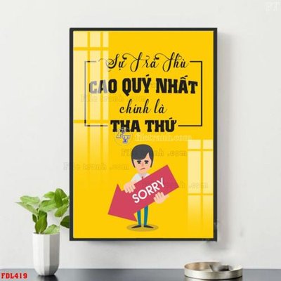 File tranh File động lực FDL419 (bản gốc) treo quán cafe