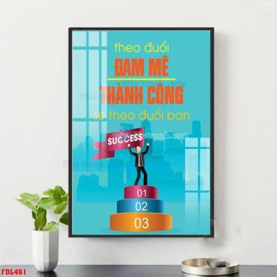 File tranh trang trí File động lực FDL461 (file gốc)