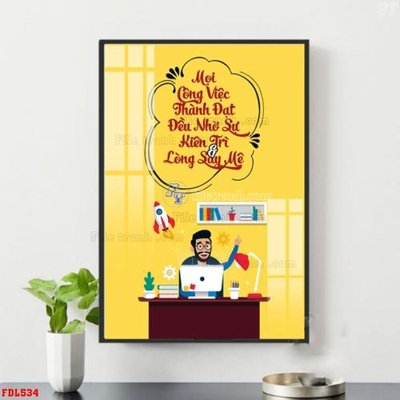 File tranh File động lực FDL534 (gốc) in film