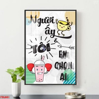 File gốc File động lực FDL601 (in lụa) trang trí tường