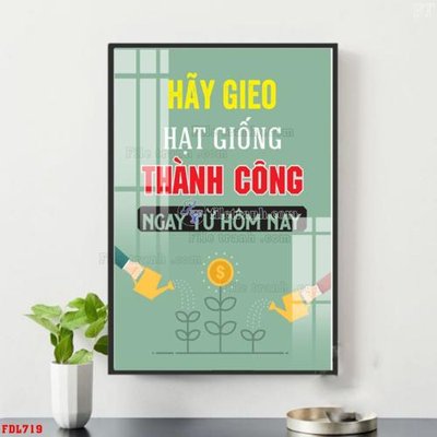 File tranh trang trí File động lực FDL719 (file gốc)