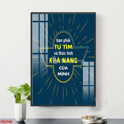 File tranh File động lực FDL746 (bản gốc) treo tường