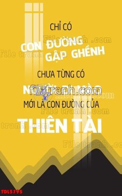 Ảnh gốc File tranh động lực TDL5795 (độ nét cao) in tráng gương