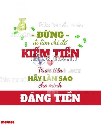 Download file gốc File tranh động lực TDL5998 (in lụa) tranh 3D