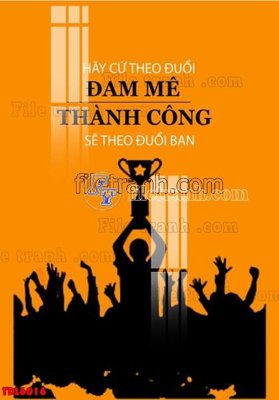 File gốc File tranh động lực TDL6016 (in lụa) trang trí tường