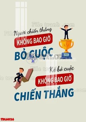 Chi tiết file gốc File tranh động lực TDL6026 (cho in tráng gương)