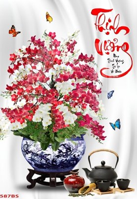 Tải file gốc File tranh chậu mai bonsai 587BS (in không vỡ ảnh)