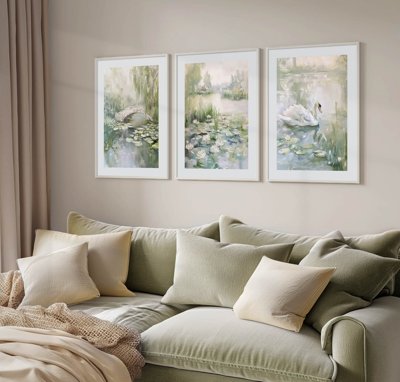 File gốc File tranh bộ nhiều tấm in nhà hàng khách sạn tối giản A1008 (thiết kế) độc quyền