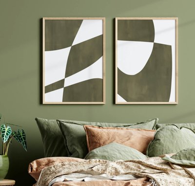 File gốc File tranh bộ nhiều tấm in nhà hàng khách sạn tối giản A1158 (in mica) làm bảng hiệu