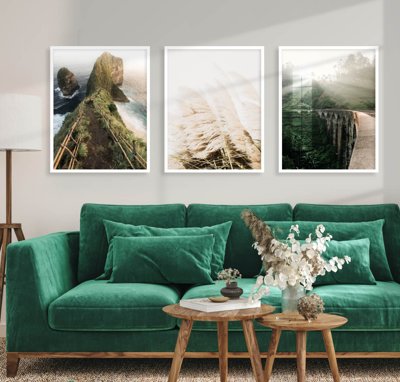 File ảnh File tranh bộ nhiều tấm in nhà hàng khách sạn tối giản A1174 (gốc) in biển hiệu