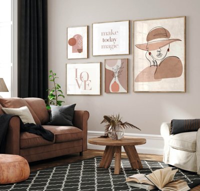 Chi tiết file gốc File tranh bộ nhiều tấm in nhà hàng khách sạn tối giản A1185 (cho in tráng gương)