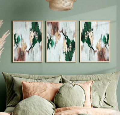 File ảnh File tranh bộ nhiều tấm in nhà hàng khách sạn tối giản A1187 (gốc) in quảng cáo ngoài trời