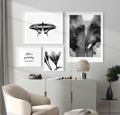 File gốc File tranh bộ nhiều tấm in nhà hàng khách sạn tối giản A1241 (in lụa) họa tiết 3D