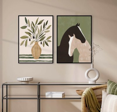 File ảnh File tranh bộ nhiều tấm in nhà hàng khách sạn tối giản A1408 (gốc) in quảng cáo ngoài trời