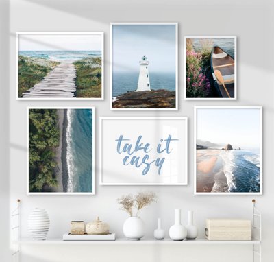 Ảnh gốc File tranh bộ nhiều tấm in nhà hàng khách sạn tối giản A1413 (độ nét cao) in mica