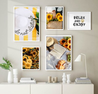 File in ấn chuyên nghiệp File tranh bộ nhiều tấm in nhà hàng khách sạn tối giản A1447 (file gốc)