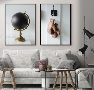 File gốc File tranh bộ nhiều tấm in nhà hàng khách sạn tối giản A1448 (in lụa) hoa văn cổ điển