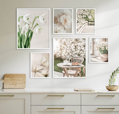 File tranh File tranh bộ nhiều tấm in nhà hàng khách sạn tối giản A1450 (bản gốc) treo quán cafe