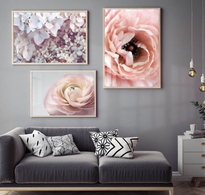 File in trần File tranh bộ nhiều tấm in nhà hàng khách sạn tối giản A1469 (bản gốc) hoa văn