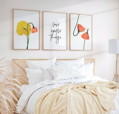 File tranh File tranh bộ nhiều tấm in nhà hàng khách sạn tối giản A1532 (gốc) chủ đề thành phố