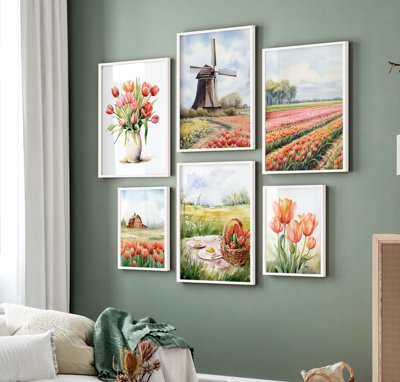 Tải về file gốc File tranh bộ nhiều tấm in nhà hàng khách sạn tối giản A1576 (chuẩn in ấn)