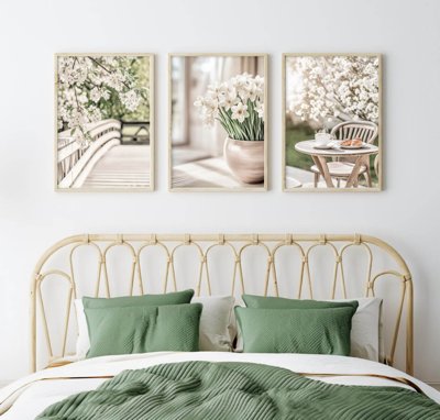 File tranh gốc in trần nhà File tranh bộ nhiều tấm in nhà hàng khách sạn tối giản A1654 3D