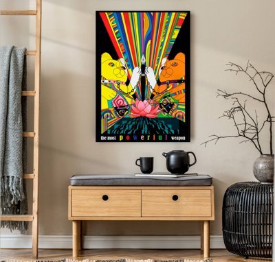 Tải xuống file tranh gốc File tranh bộ nhiều tấm in nhà hàng khách sạn tối giản A1707 (PSD/TIFF)