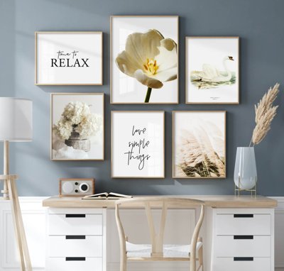 Ảnh gốc File tranh bộ nhiều tấm in nhà hàng khách sạn tối giản A1710 (nét căng) in mica