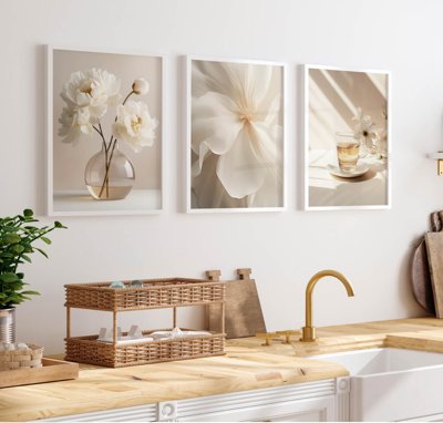 File tranh File tranh bộ nhiều tấm in nhà hàng khách sạn tối giản A1729 (ảnh gốc) in trần 3D