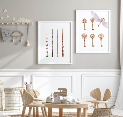 File ảnh gốc File tranh bộ nhiều tấm in nhà hàng khách sạn tối giản A1794 không vỡ nét