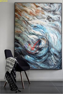 Download file gốc File tranh hiện đại Sơn Dầu AT1016 (in mica) 3D