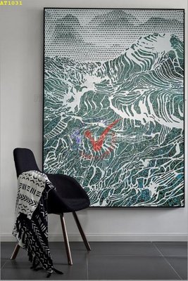 File gốc File tranh hiện đại Sơn Dầu AT1031 (PNG) không nền chất lượng