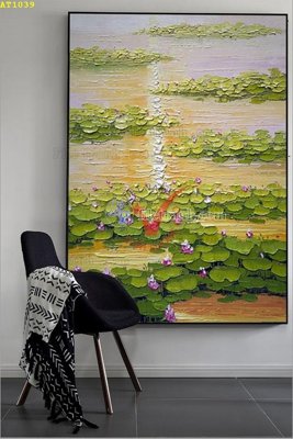 File tranh File tranh hiện đại Sơn Dầu AT1039 (gốc) chủ đề con người