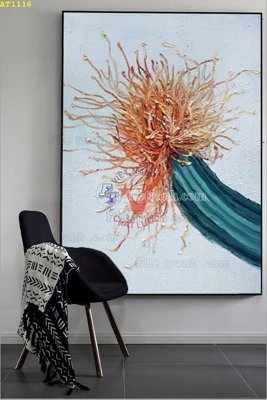 File gốc File tranh hiện đại Sơn Dầu AT1116 (thiết kế) cho in ấn