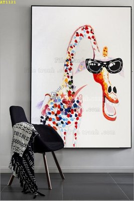 Download file tranh PSD File tranh hiện đại Sơn Dầu AT1121 để chỉnh sửa