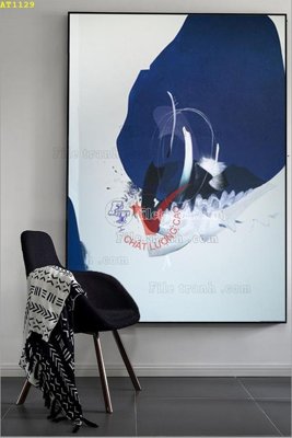 File PSD File tranh hiện đại Sơn Dầu AT1129 (bản gốc) độ phân giải cao