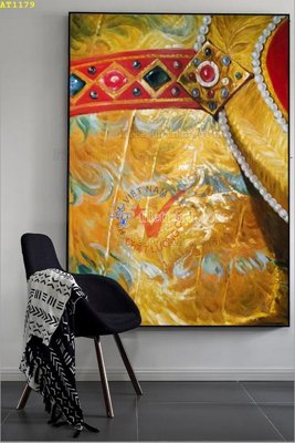 File PSD File tranh hiện đại Sơn Dầu AT1179 (bản gốc) đã tách nền