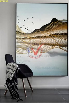 File tranh File tranh hiện đại Sơn Dầu AT1250 (bản gốc) treo phòng ăn