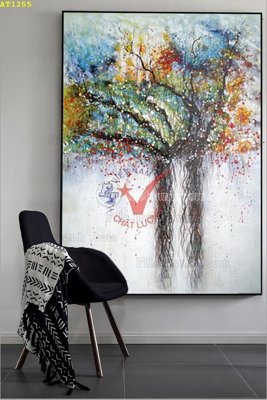 File tranh File tranh hiện đại Sơn Dầu AT1255 (bản gốc) trang trí văn phòng