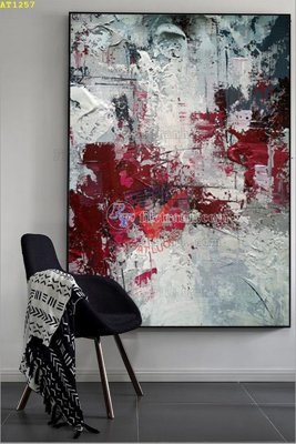 File in trần File tranh hiện đại Sơn Dầu AT1257 (bản gốc 3D) sống động