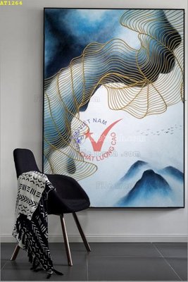 File gốc File tranh hiện đại Sơn Dầu AT1264 (PNG) không nền chất lượng