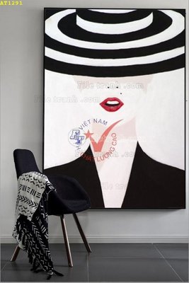 File PSD File tranh hiện đại Sơn Dầu AT1291 (gốc) cho in quảng cáo