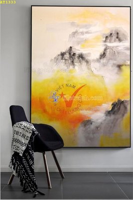 File tranh File tranh hiện đại Sơn Dầu AT1333 (gốc) chủ đề trẻ em