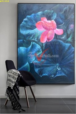 Download file gốc File tranh hiện đại Sơn Dầu AT1358 (in mica) logo