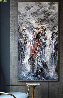 File gốc File tranh hiện đại Sơn Dầu AT1472 (trang trí) phòng trẻ em