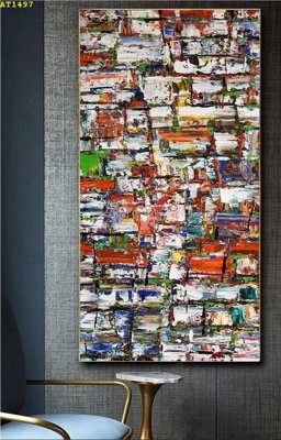 Cung cấp file tranh gốc File tranh hiện đại Sơn Dầu AT1497 độc quyền