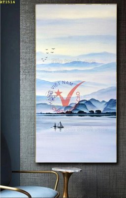 File gốc File tranh hiện đại Sơn Dầu AT1514 (in tráng gương) nghệ thuật